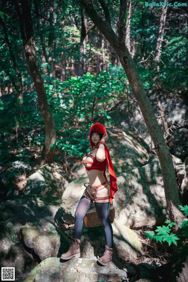 Mimmi 밈미, [DJAWA] Naughty Red Hiring Hood Set.01 No.e74903