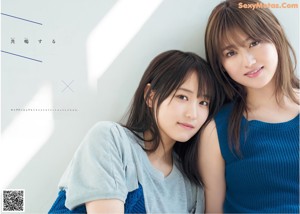 Yuuka Sugai 菅井友香, Akane Moriya 守屋茜, Shonen Magazine 2019 No.13 (少年マガジン 2019年13号)